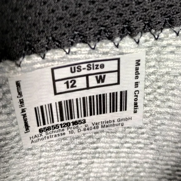 HAIX Black Eagle Tactical 2.0 GTX High Combat Military Boots 12 Wide EUC - Picture 3 of 9